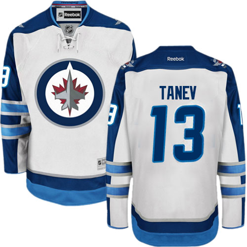 Herren Winnipeg Jets Eishockey Trikot Brandon Tanev #13 Reebok Weiß Auswärts